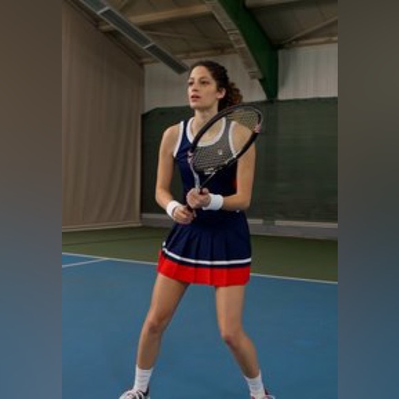 Fila Navy and Red Mini Skirt - Picture 2 of 6